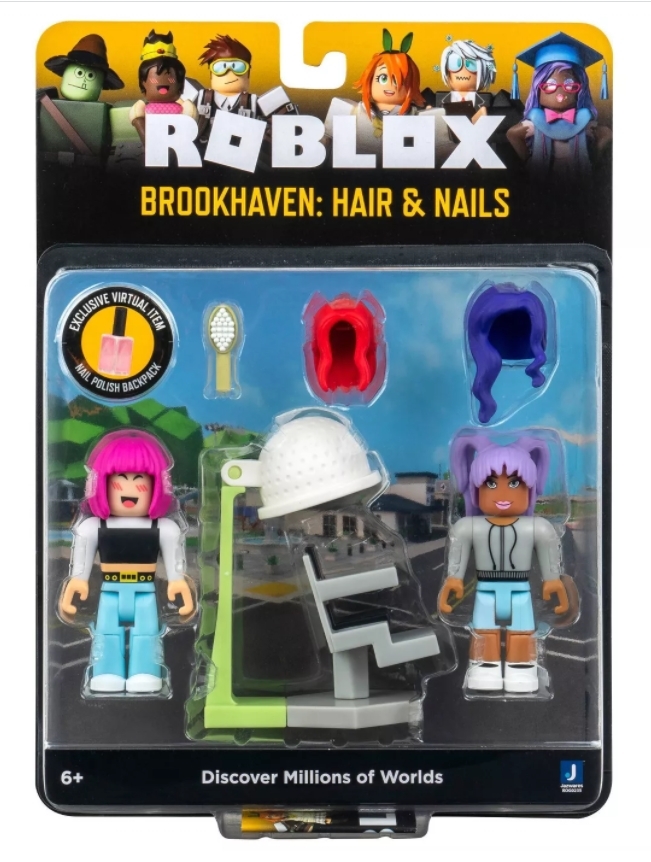 Roblox Celebrity - Game Packs (Brookhaven: Hair & Nails) W9 